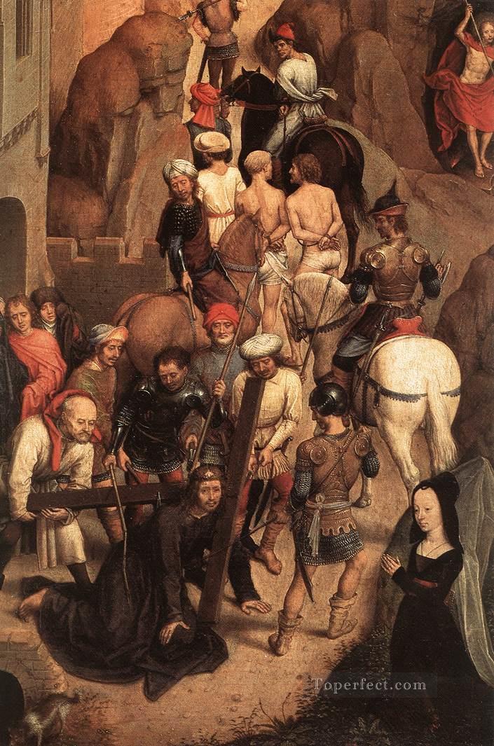 Scènes de la passion du Christ 1470detail3 religieux Hans Memling Peintures à l'huile